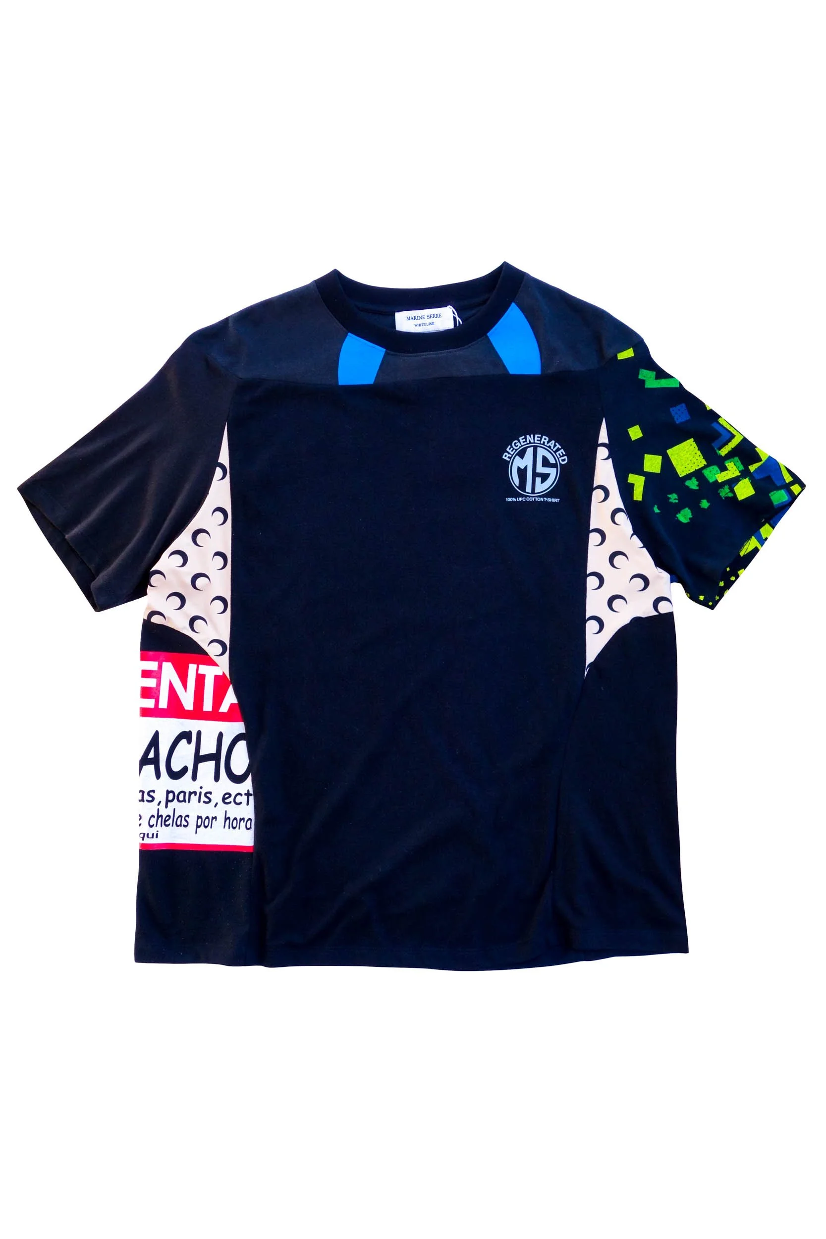 MARINE SERRE Regenerated Graphic Patchwork T-Shirt
