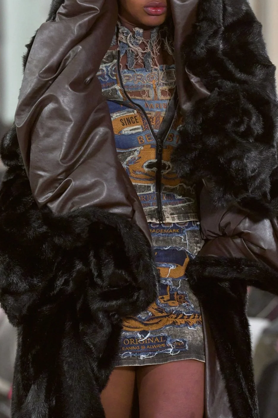 Y/PROJECT Paris' Best Patch Slim Denim Jacket