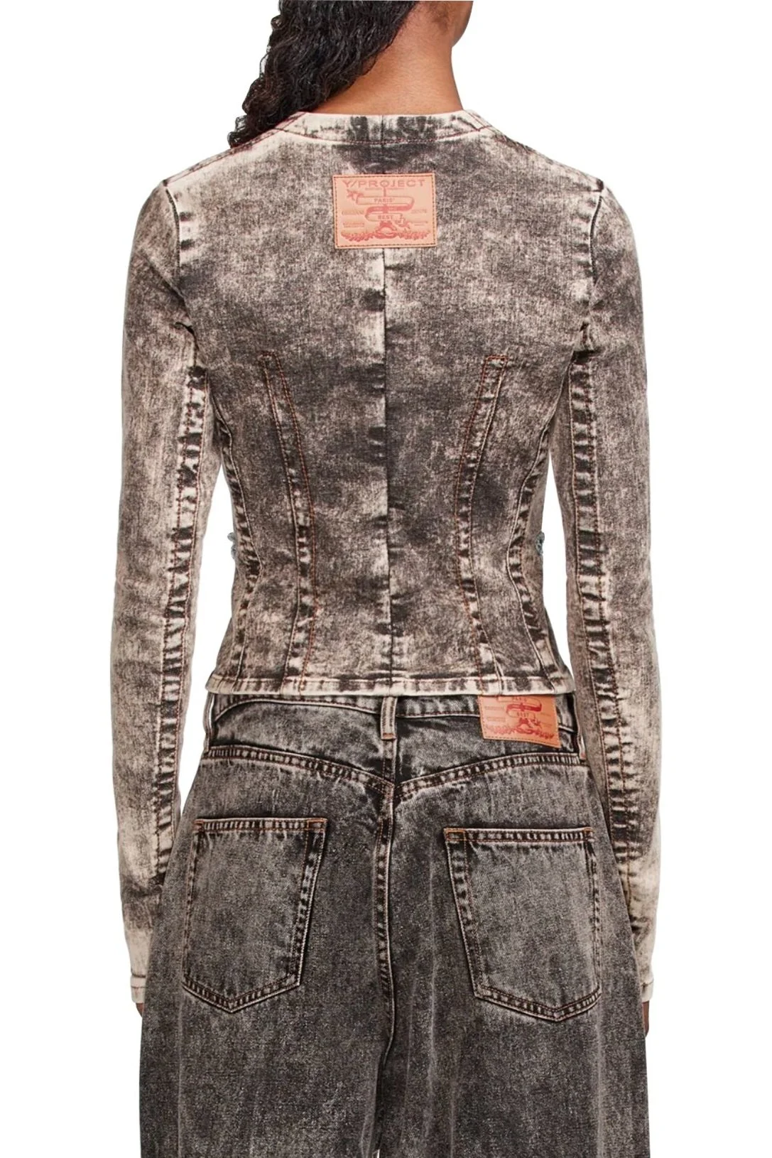 Y/PROJECT Paris' Best Patch Slim Denim Jacket