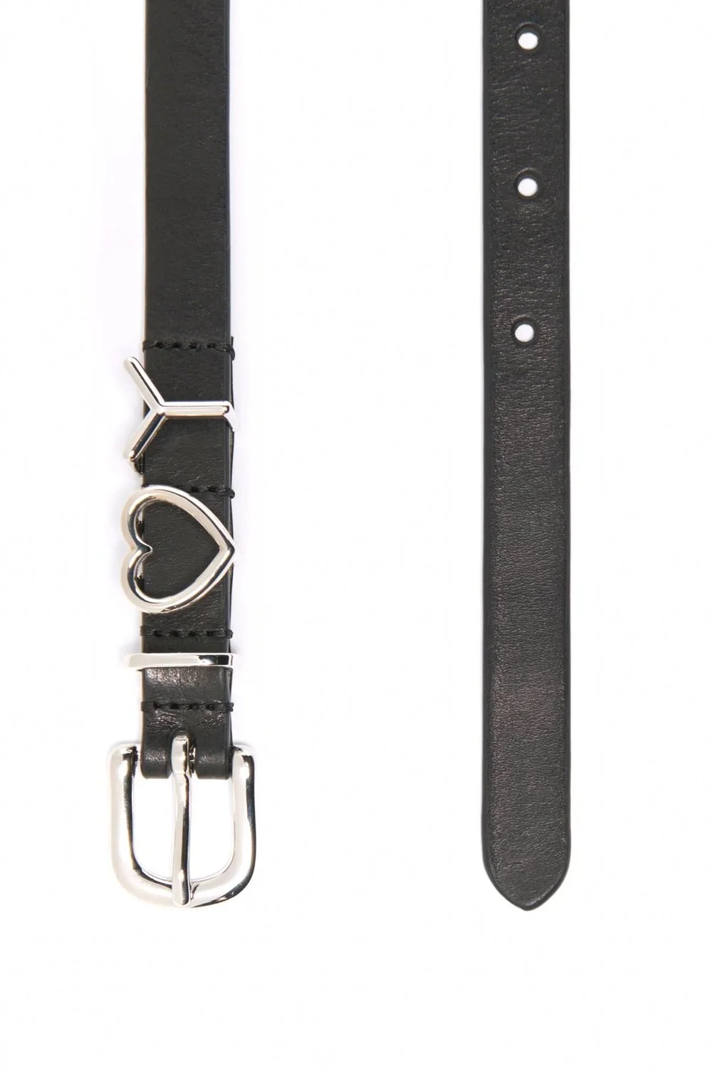 Y/Project Skinny Y Heart Belt — SLOW WAVES