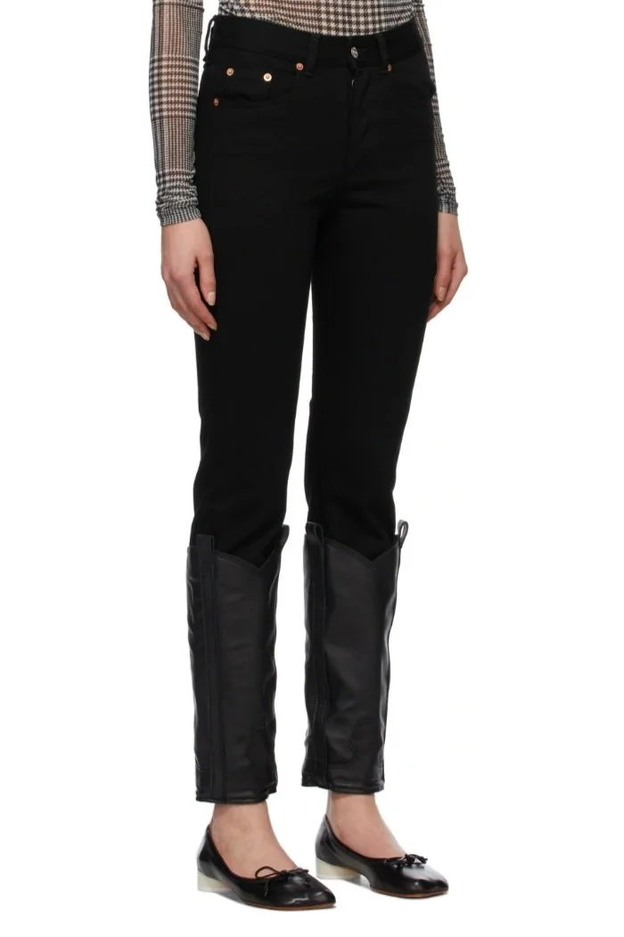 MM6 MAISON MARGIELA Black Cowboy Jeans