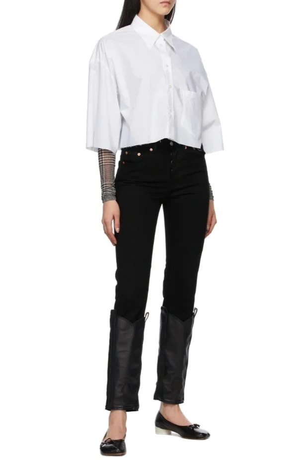 MM6 MAISON MARGIELA Black Cowboy Jeans