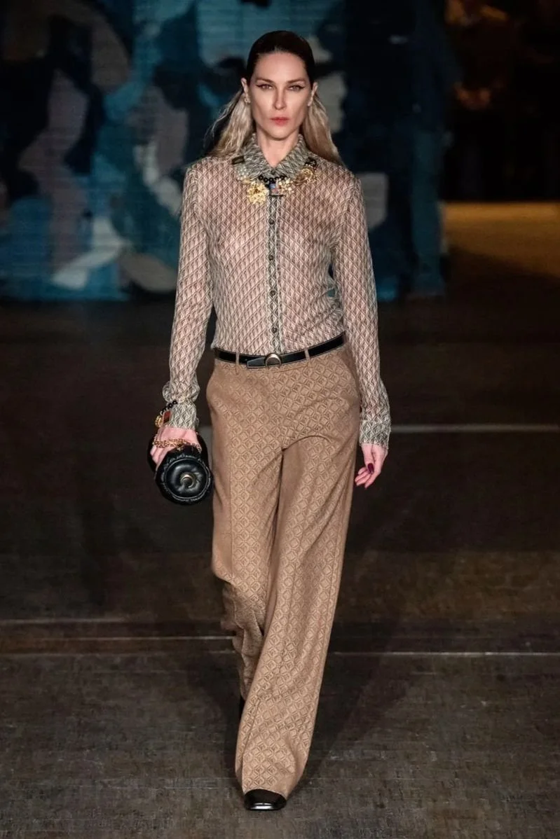 MARINE SERRE Moon Diamant Tailored Pants