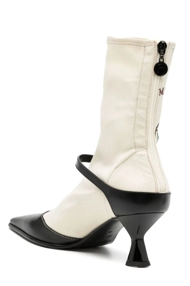 MARINE SERRE Tote Bag Ankle Boots