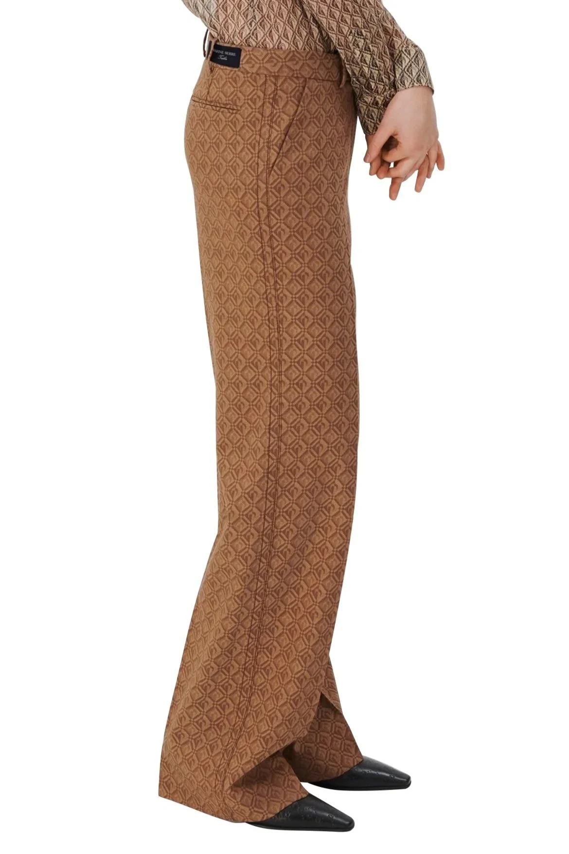 MARINE SERRE Moon Diamant Tailored Pants