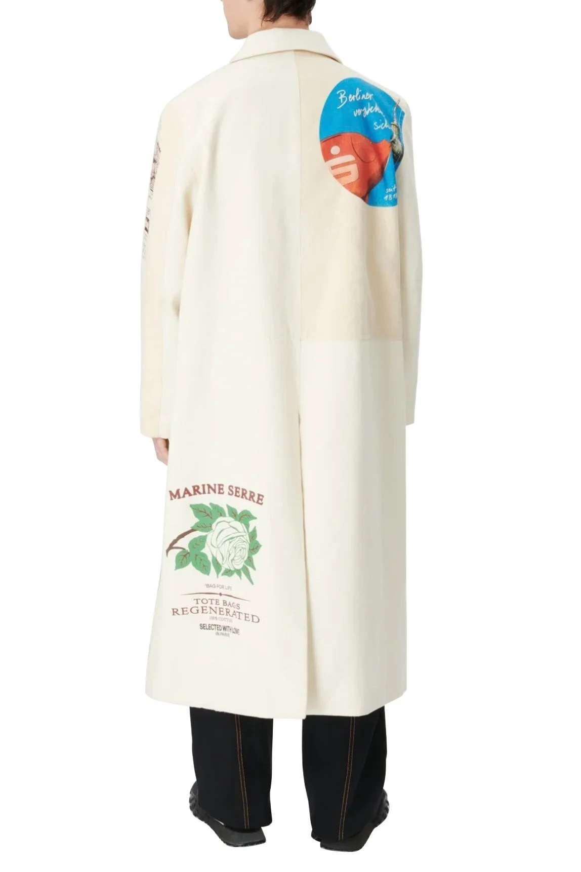 MARINE SERRE Regenerated Tote Bag Trench Coat