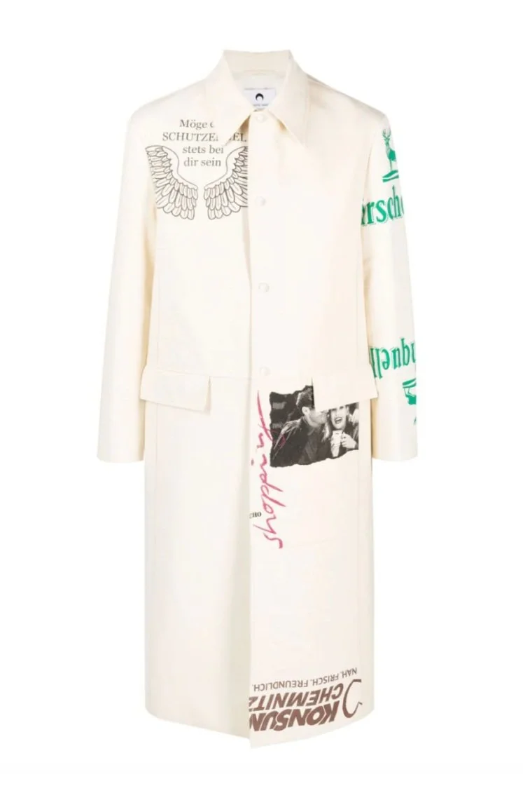 MARINE SERRE Regenerated Tote Bag Trench Coat