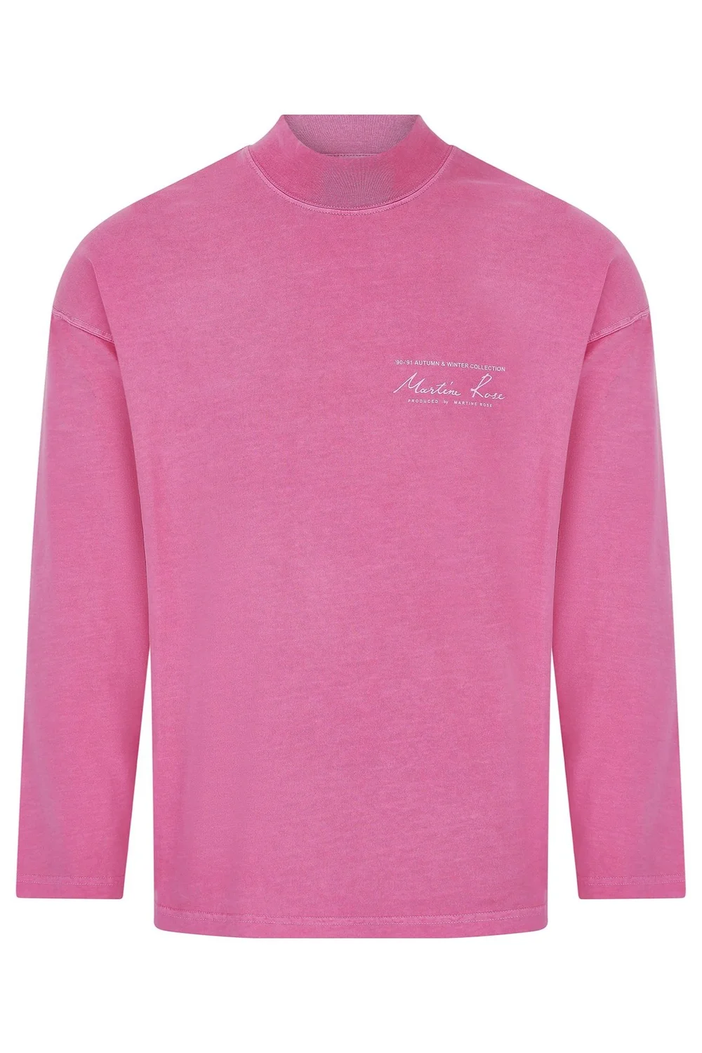 T-shirt Martine Rose Manches Longues Pêche Taille L - Neuf Avec Petites Imperfections