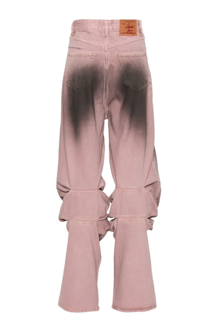 Y/PROJECT Draped Cuff Jeans