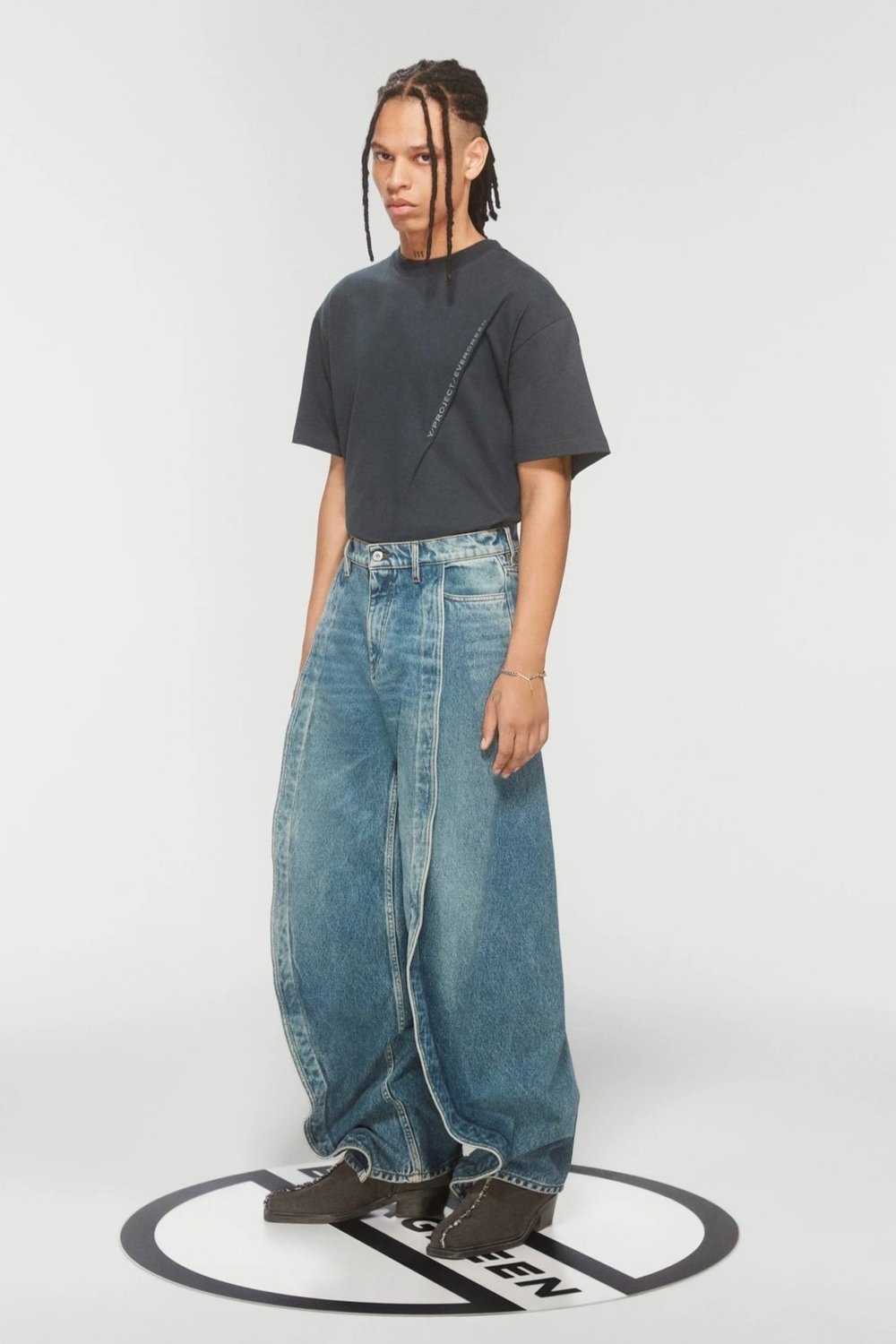 Y/Project Banana Jeans, Vintage Blue — SLOW WAVES