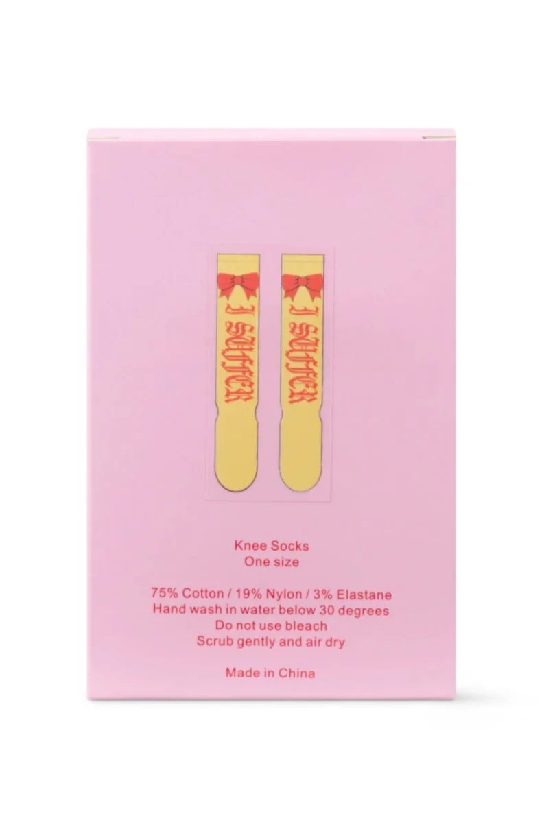 ASHLEY WILLIAMS Suffer Bow Knee Socks