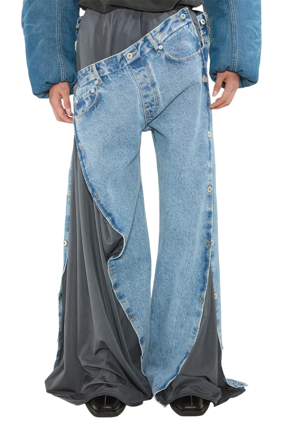 デニム・ジーパン Y PROJECT Women Denim Pants 107PA002EVERGREENVINTAGEBLUE Y/PROJECT: Jeans woman - Blue | Y/Project jeans 107PA007