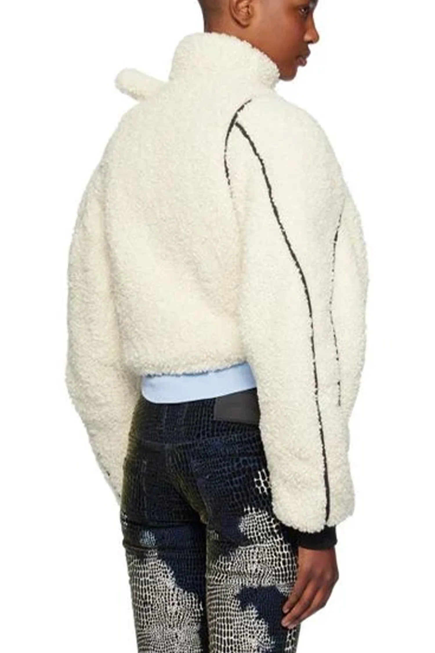 OTTOLINGER Asymmetrical Teddy Jacket