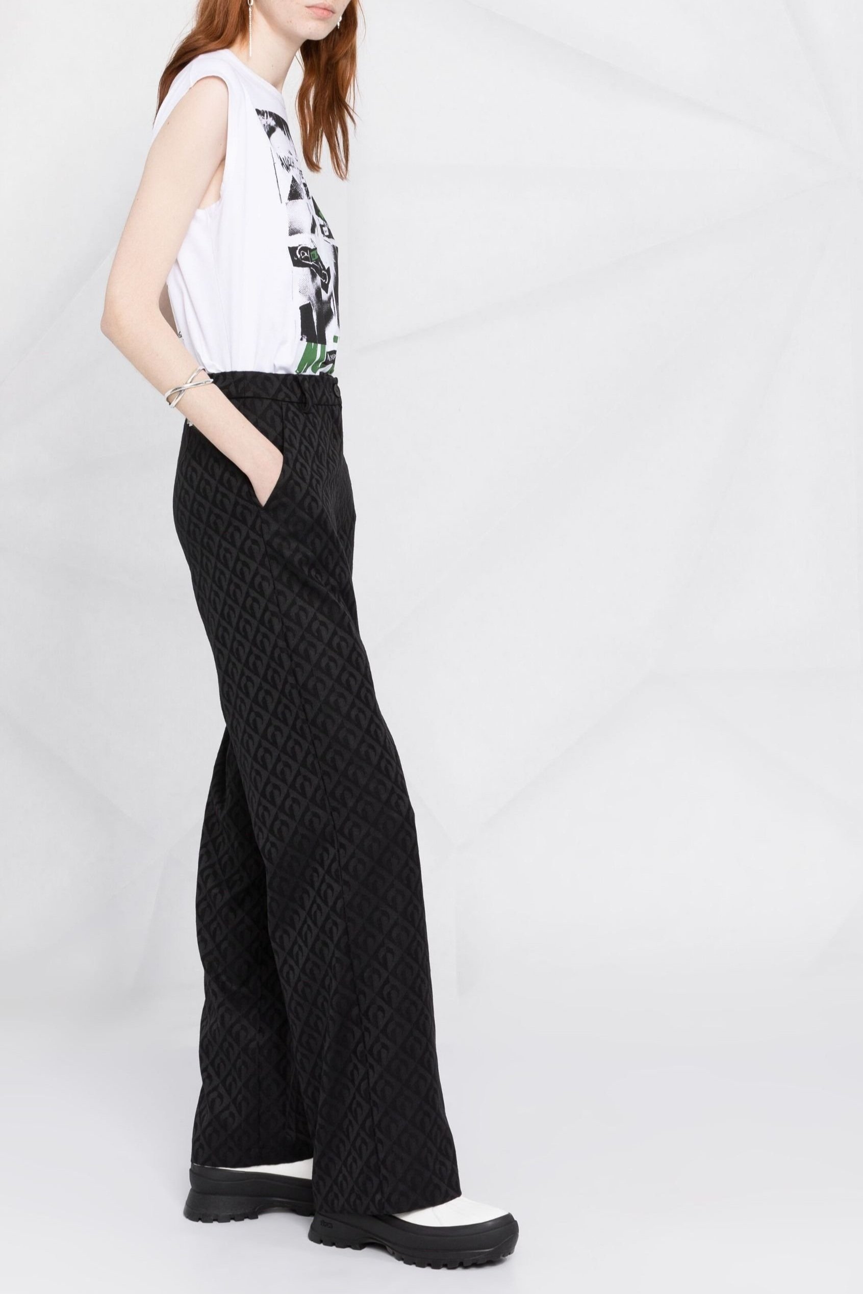 MARINE SERRE Moon Lozenge Pants