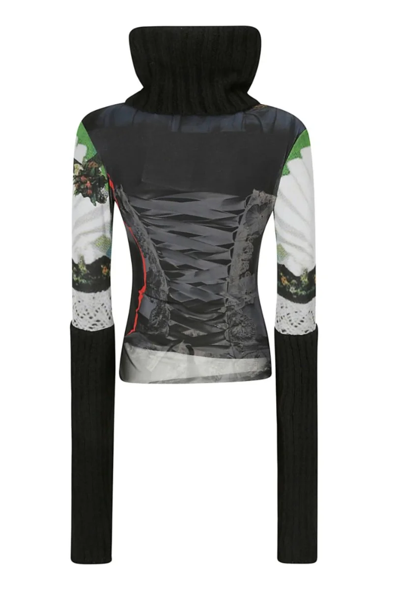 OTTOLINGER Mesh Longsleeve Turtleneck