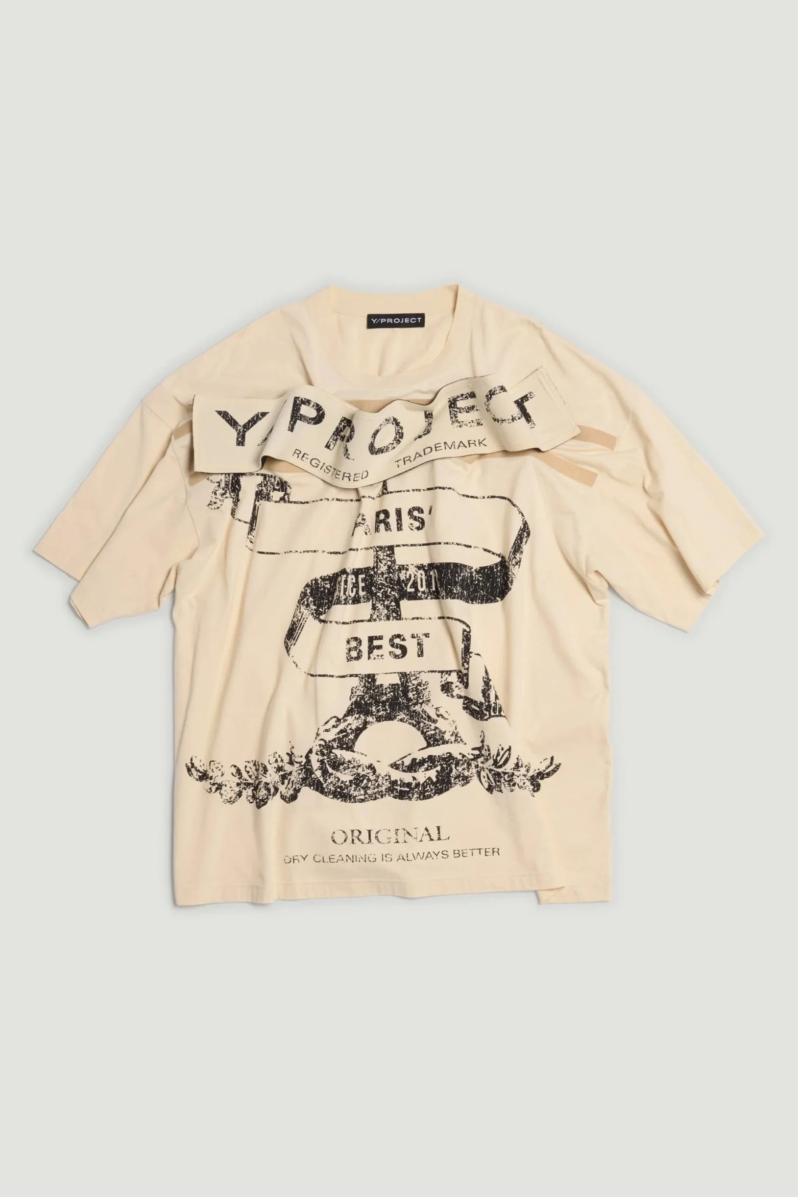 Y/PROJECT Velcro Paris' Best T-Shirt