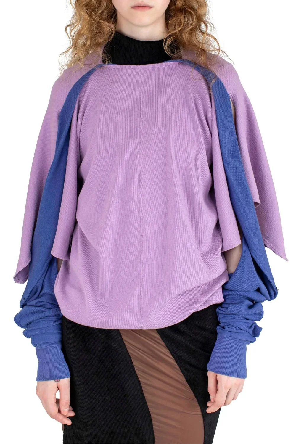 Kiko kostadinov River Top Gray Long Sleeve Kiko Kostadinov / RADAY 
