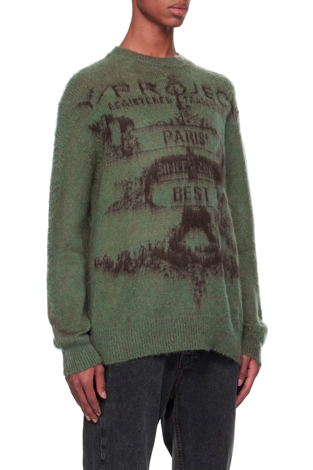 値下げ】Y PROJECT Paris Best Jacquard Sweater モヘア混セーター 