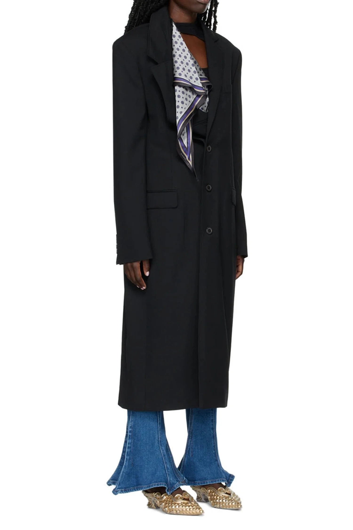 Y/PROJECT Secret Scarf Coat