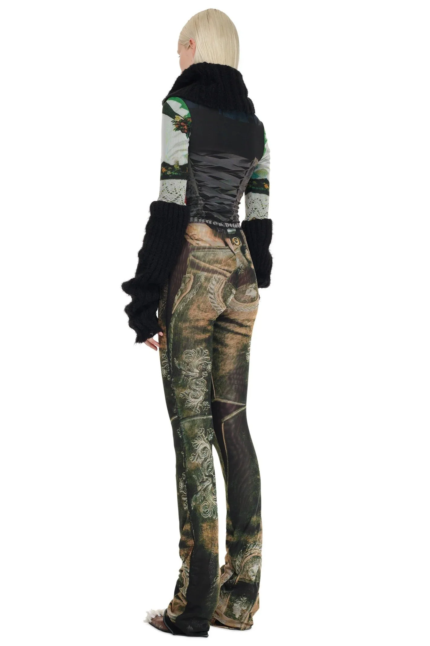 OTTOLINGER Mesh Longsleeve Turtleneck