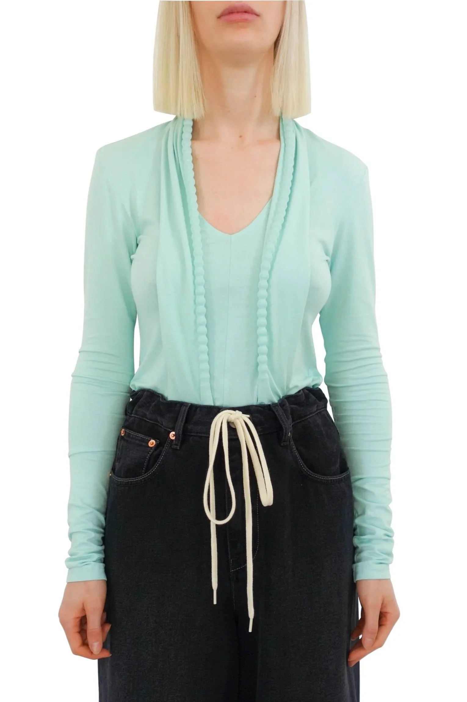 KIKO KOSTADINOV Concealed Necklace Top