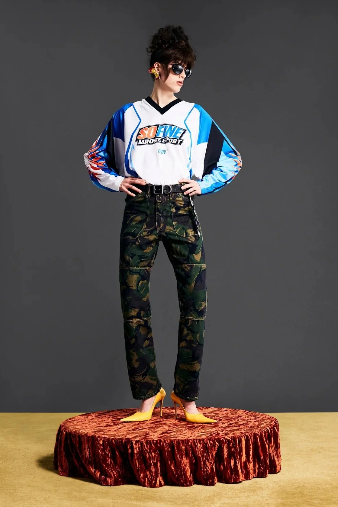 MARTINE ROSE Reversible Camo Jean