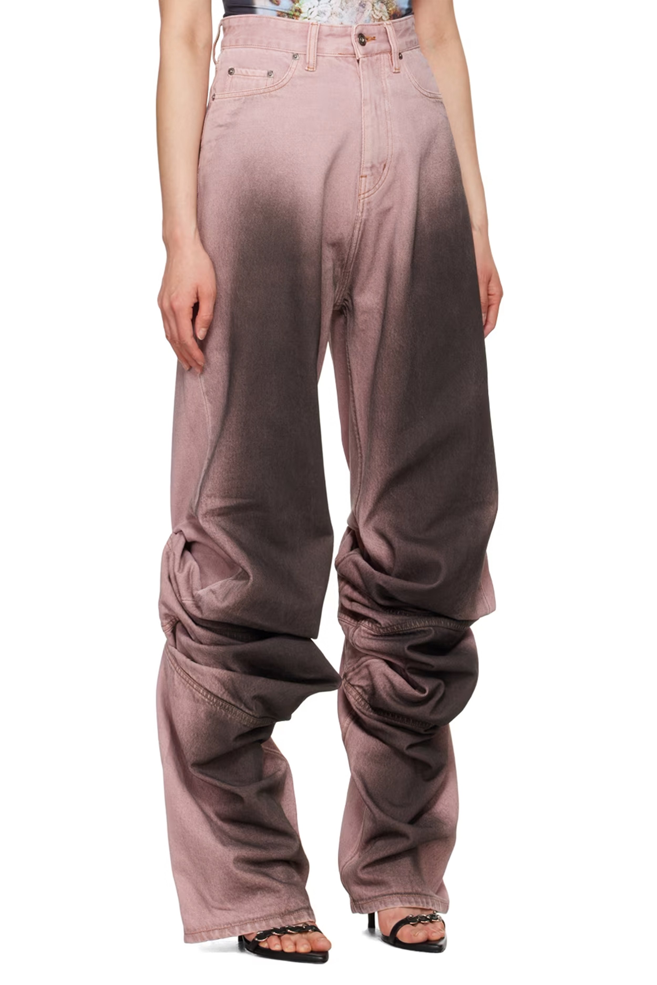 Y/Project Draped Cuff Jeans — SLOW WAVES Y/Project Draped Cuff Jeans — SLOW WAVES