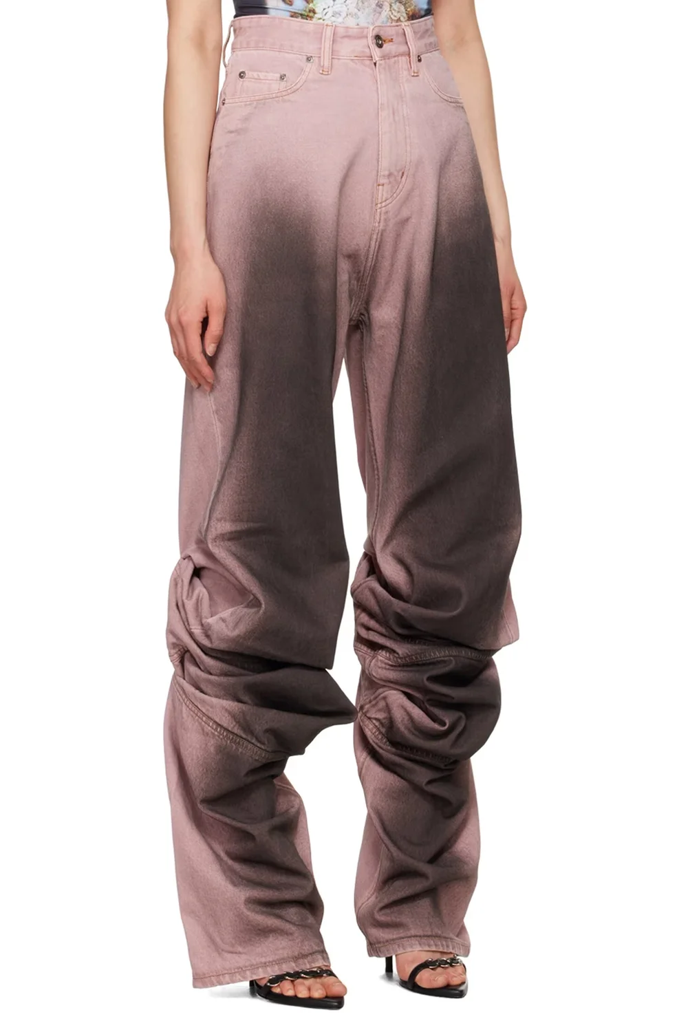 Y/Project Draped Cuff Jeans — SLOW WAVES