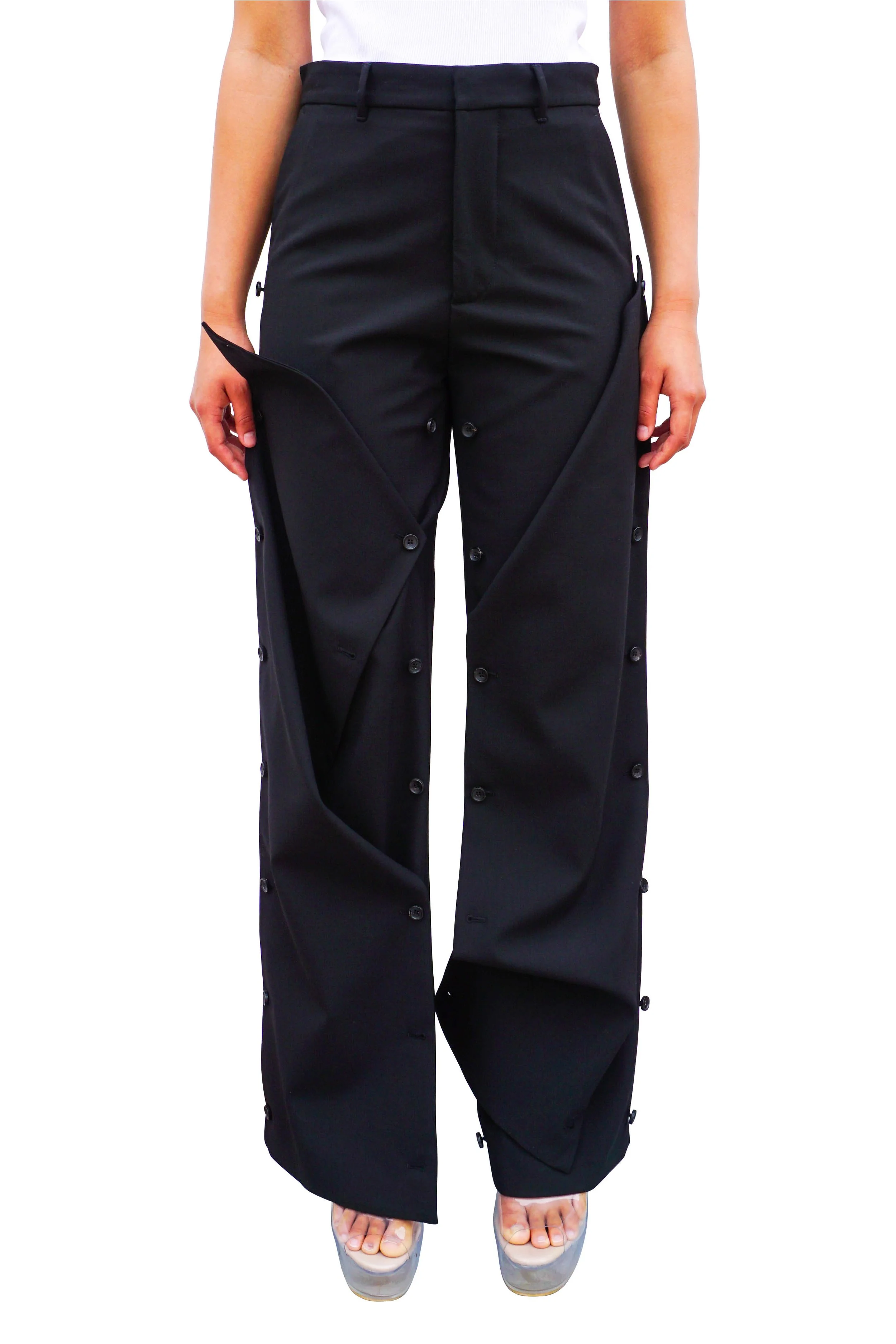 Y/PROJECT Button Panel Pants