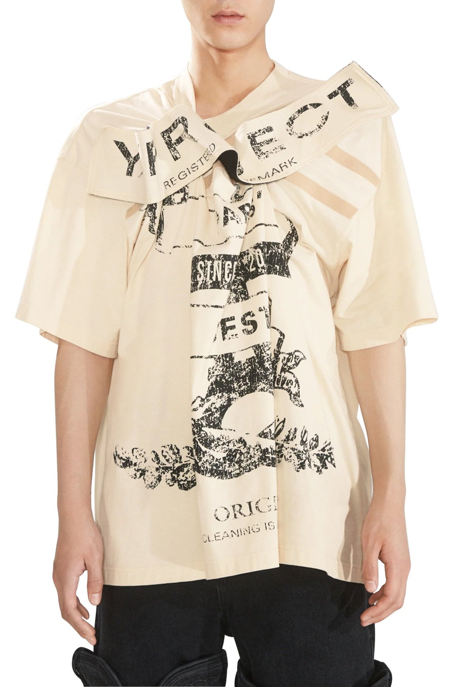 Y/PROJECT Velcro Paris' Best T-Shirt