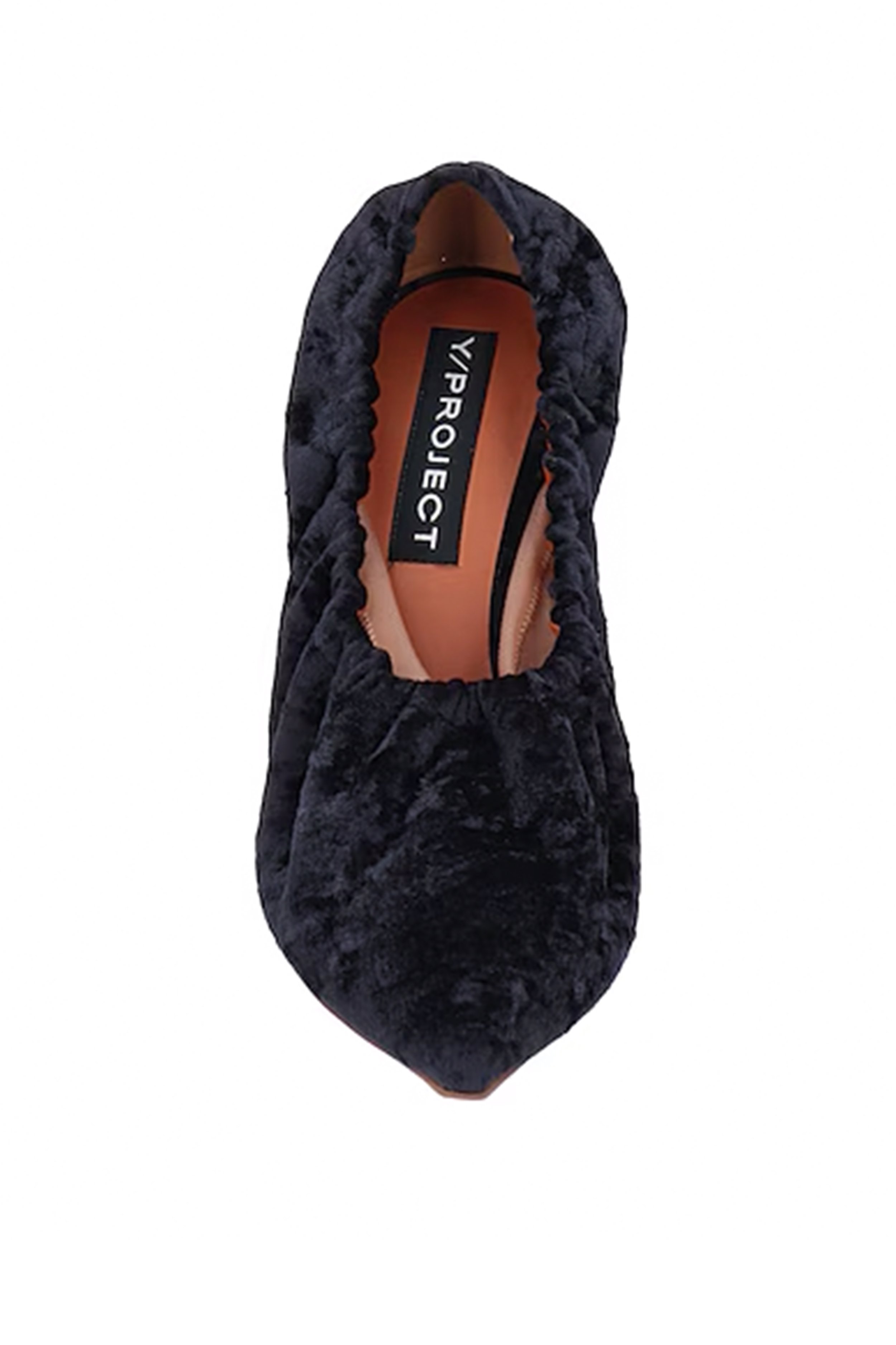 Y/PROJECT Black Velvet Heels