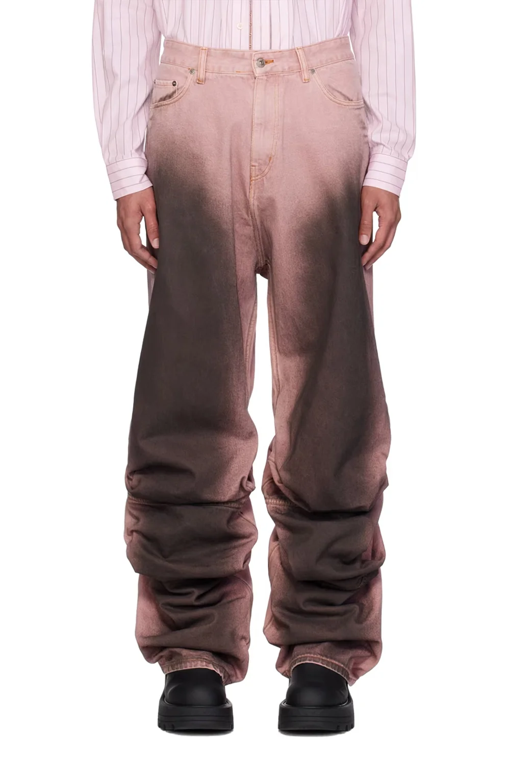Y/Project Draped Cuff Jeans — SLOW WAVES