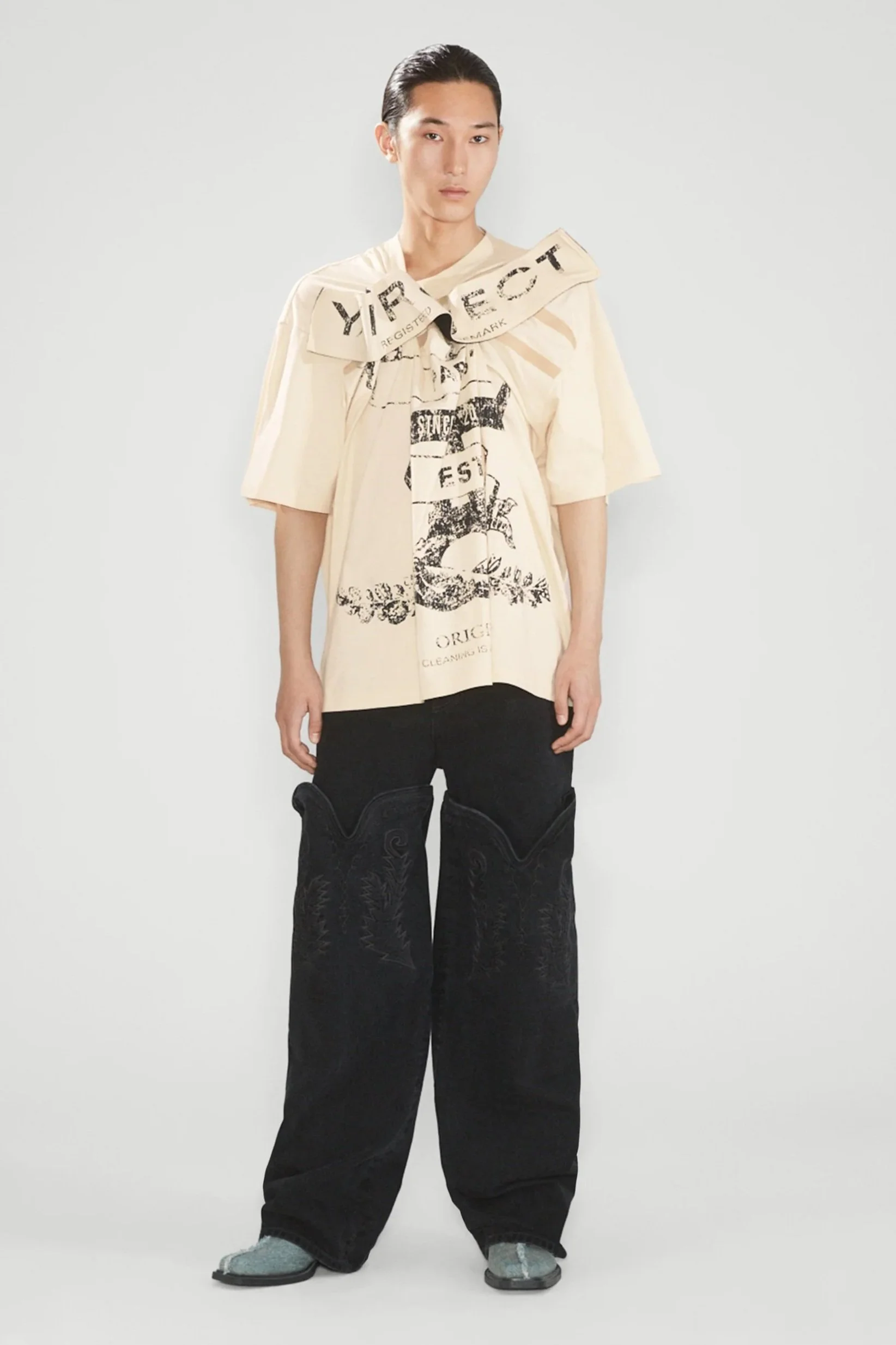 Y/PROJECT Velcro Paris' Best T-Shirt