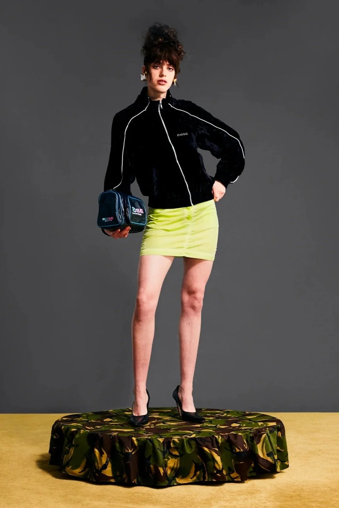 Martine Rose Shrunken Track Jacket, Black — SLOW WAVES