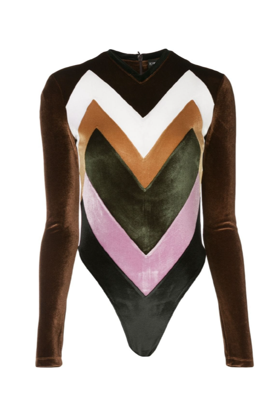 Y/PROJECT Velvet Bodysuit