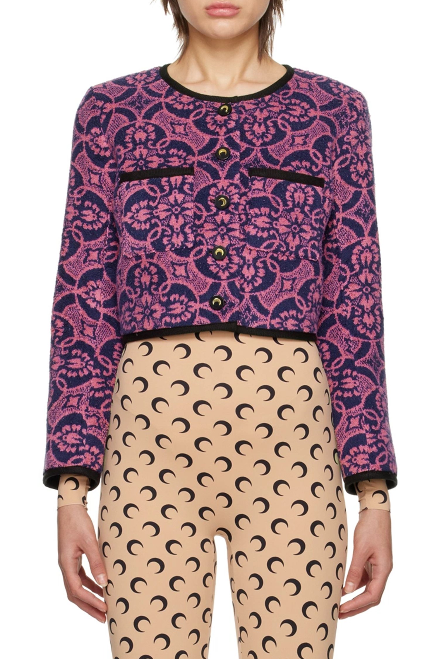 MARINE SERRE Oriental Towel Tailored Jacket