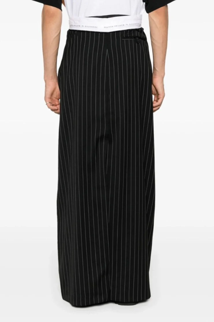 MARTINE ROSE Rolled Waistband Tailored Skirt