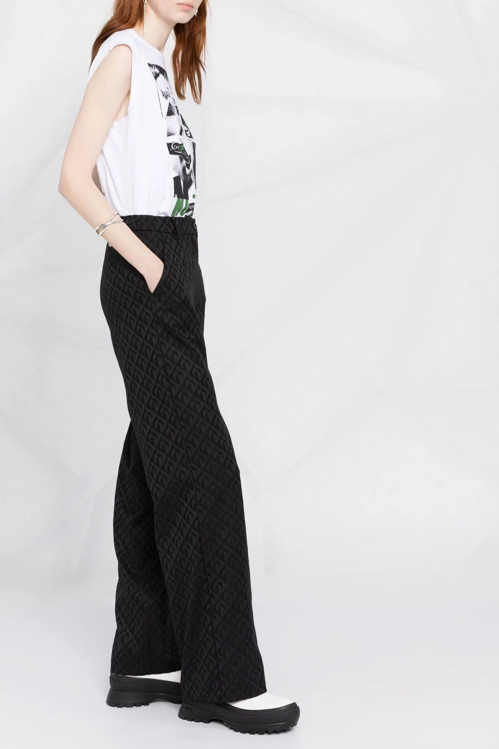 MARINE SERRE Moon Lozenge Pants