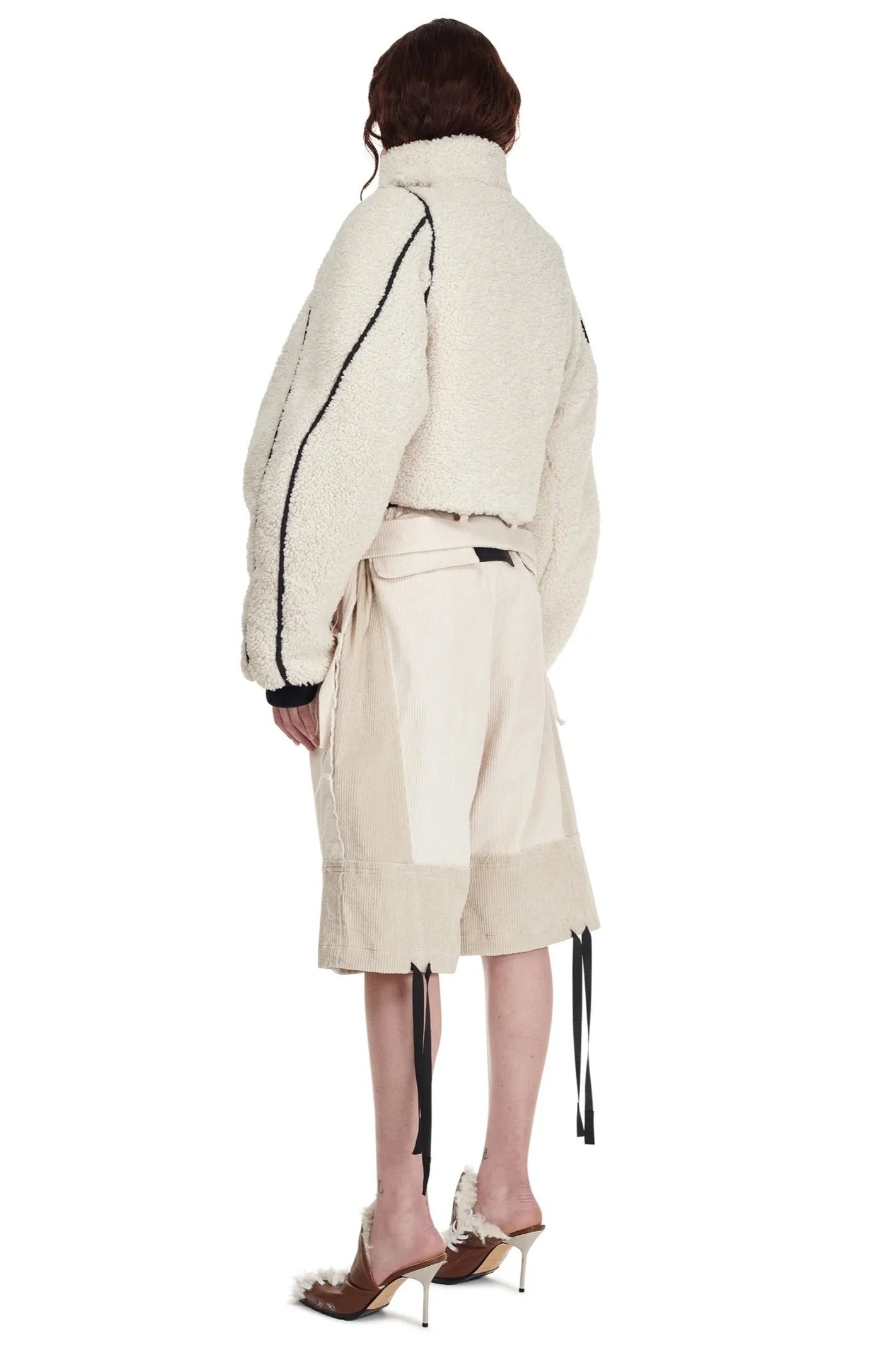 OTTOLINGER Asymmetrical Teddy Jacket