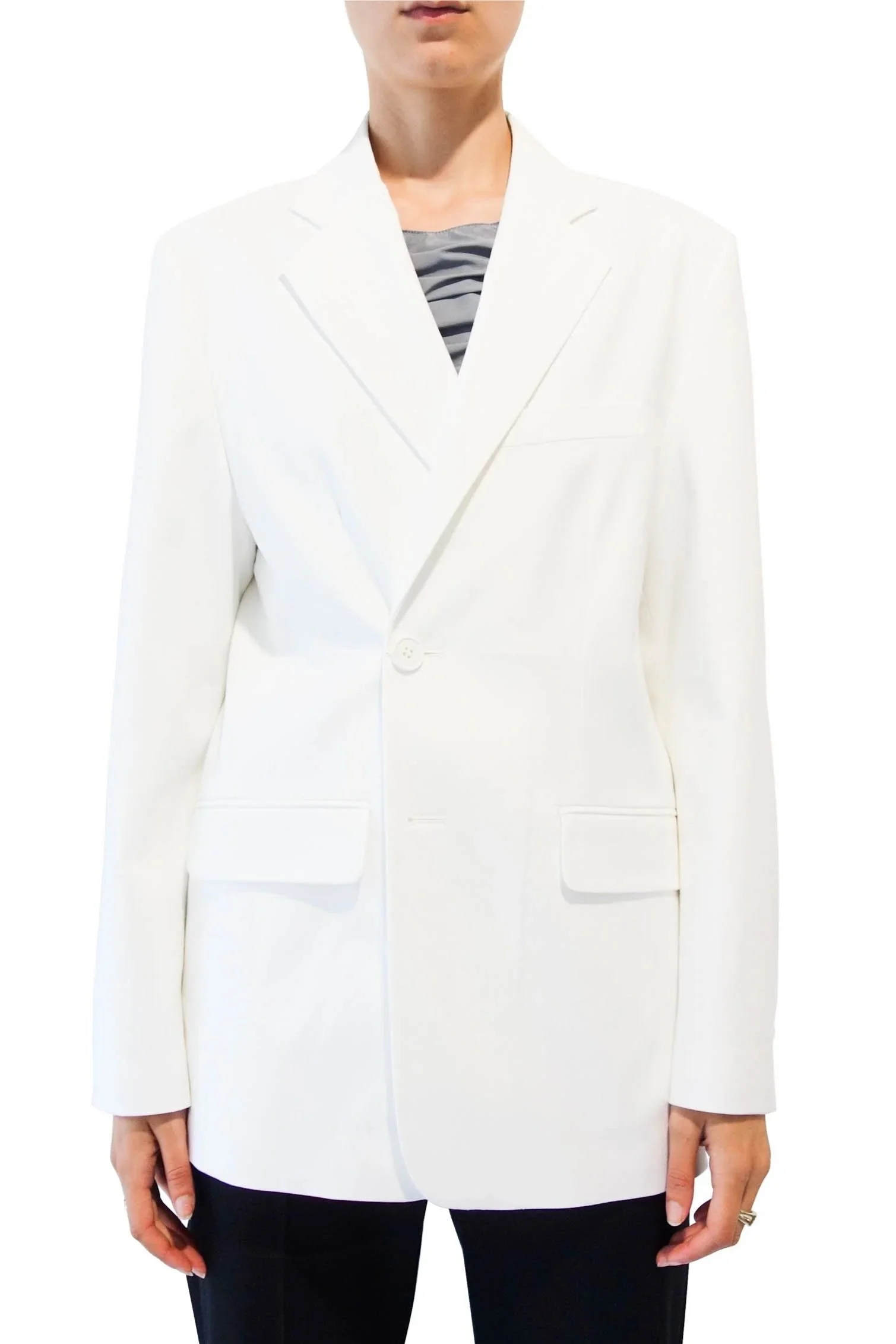MM6 MAISON MARGIELA Linen Canvas Blazer
