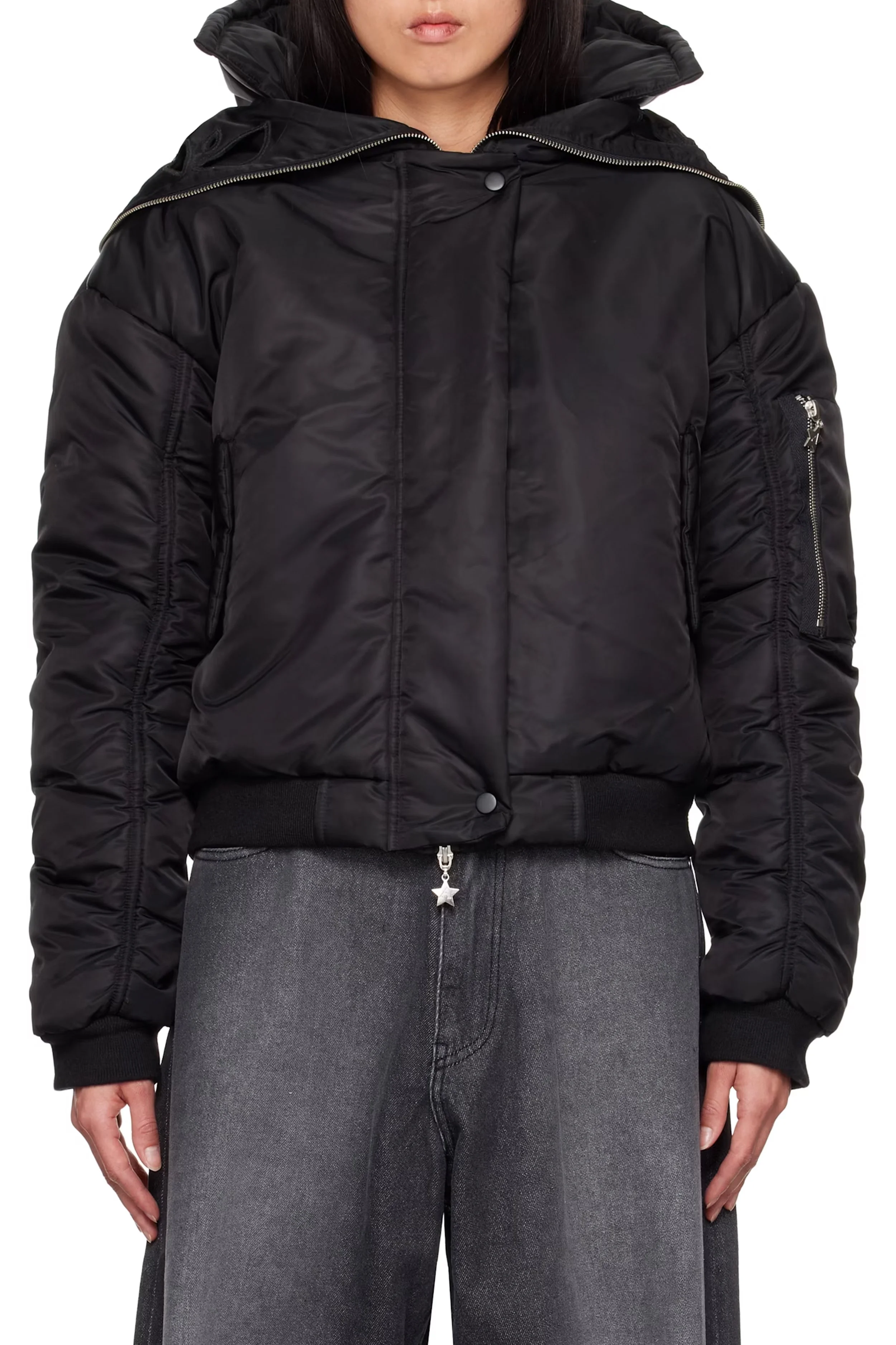 ASHLEY WILLIAMS Butterfly Bomber Jacket