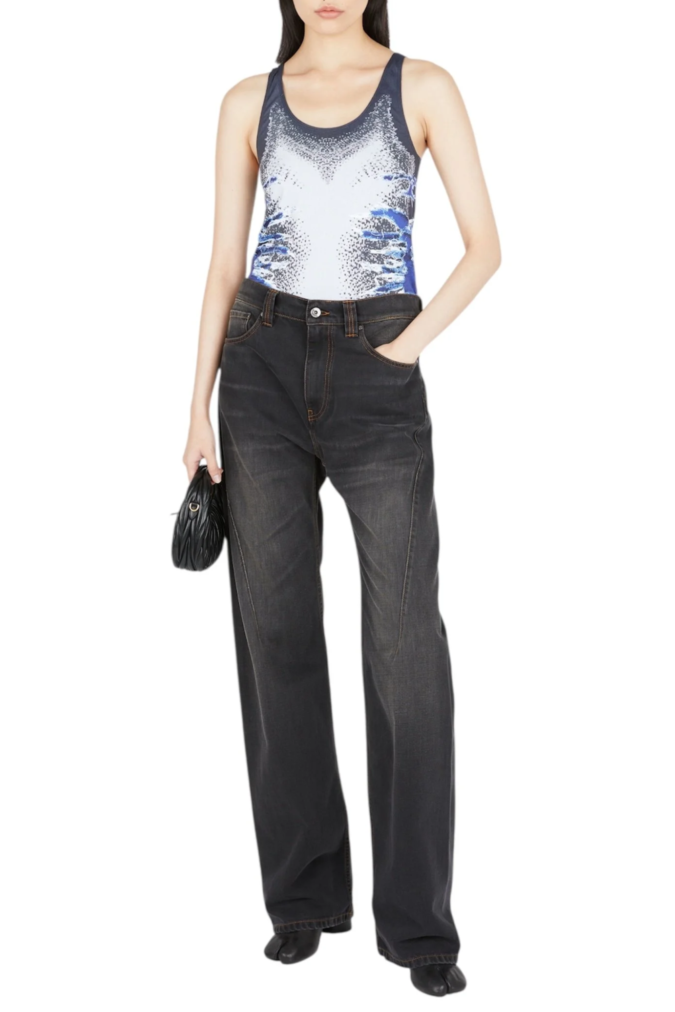 Y/PROJECT Whisker Print Tank Top