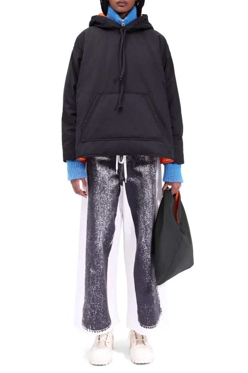 MM6 MAISON MARGIELA Black Padded Hoodie