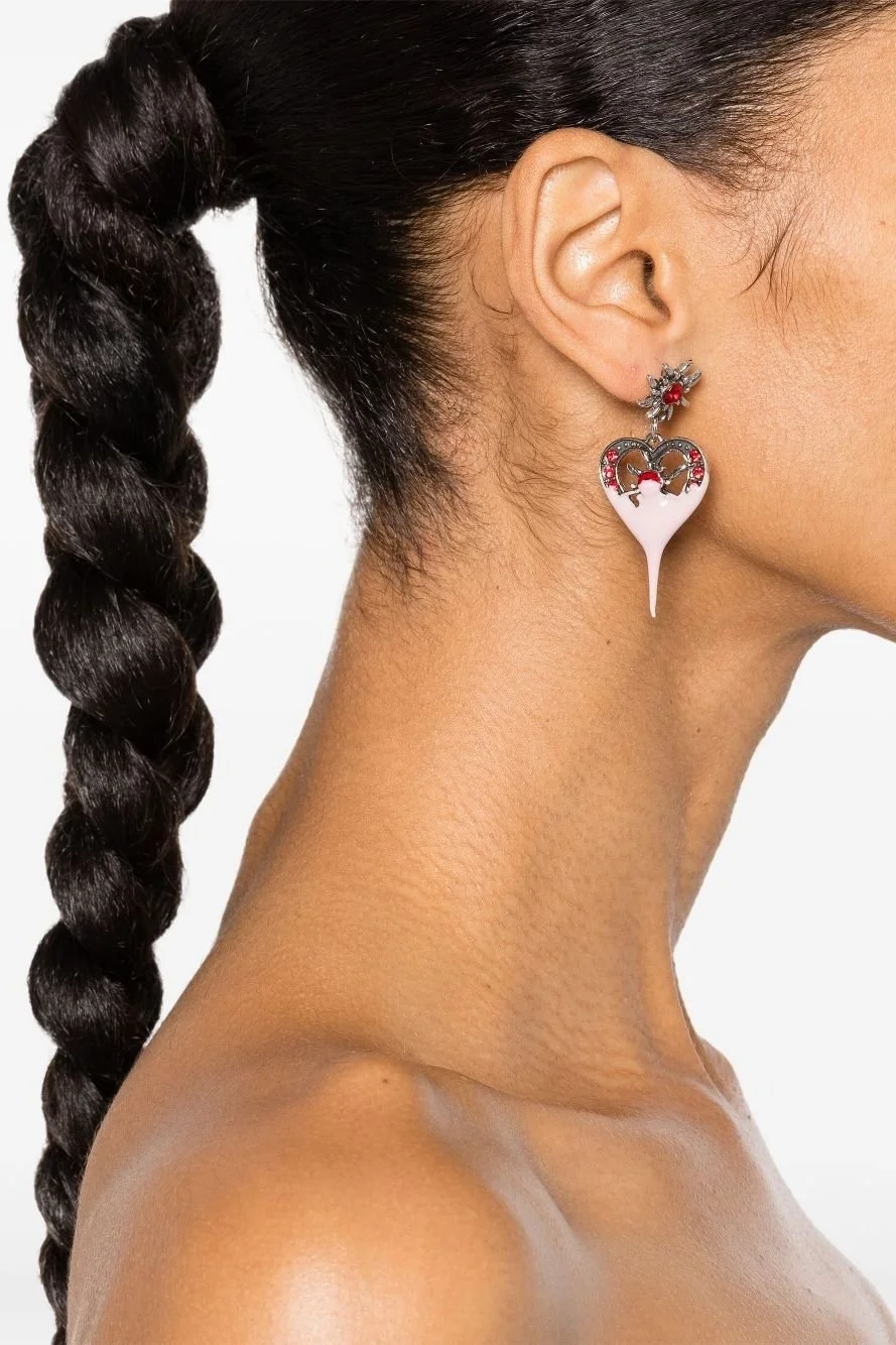 OTTOLINGER Dipped Heart Earrings