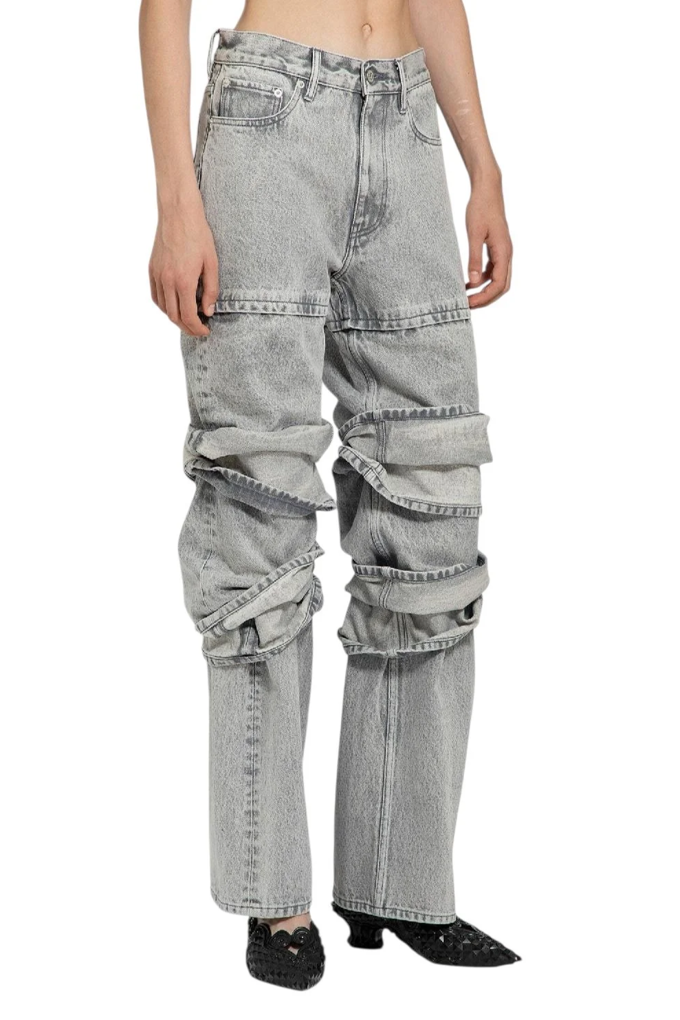 Y/PROJECT Multi Cuff Jeans