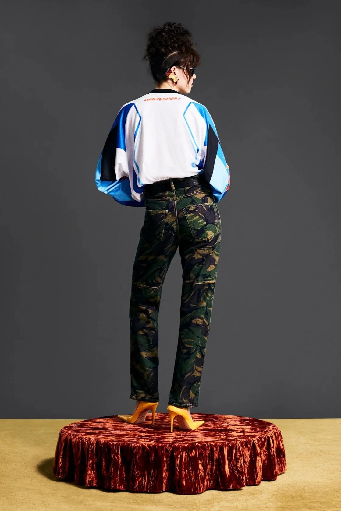 MARTINE ROSE Reversible Camo Jean