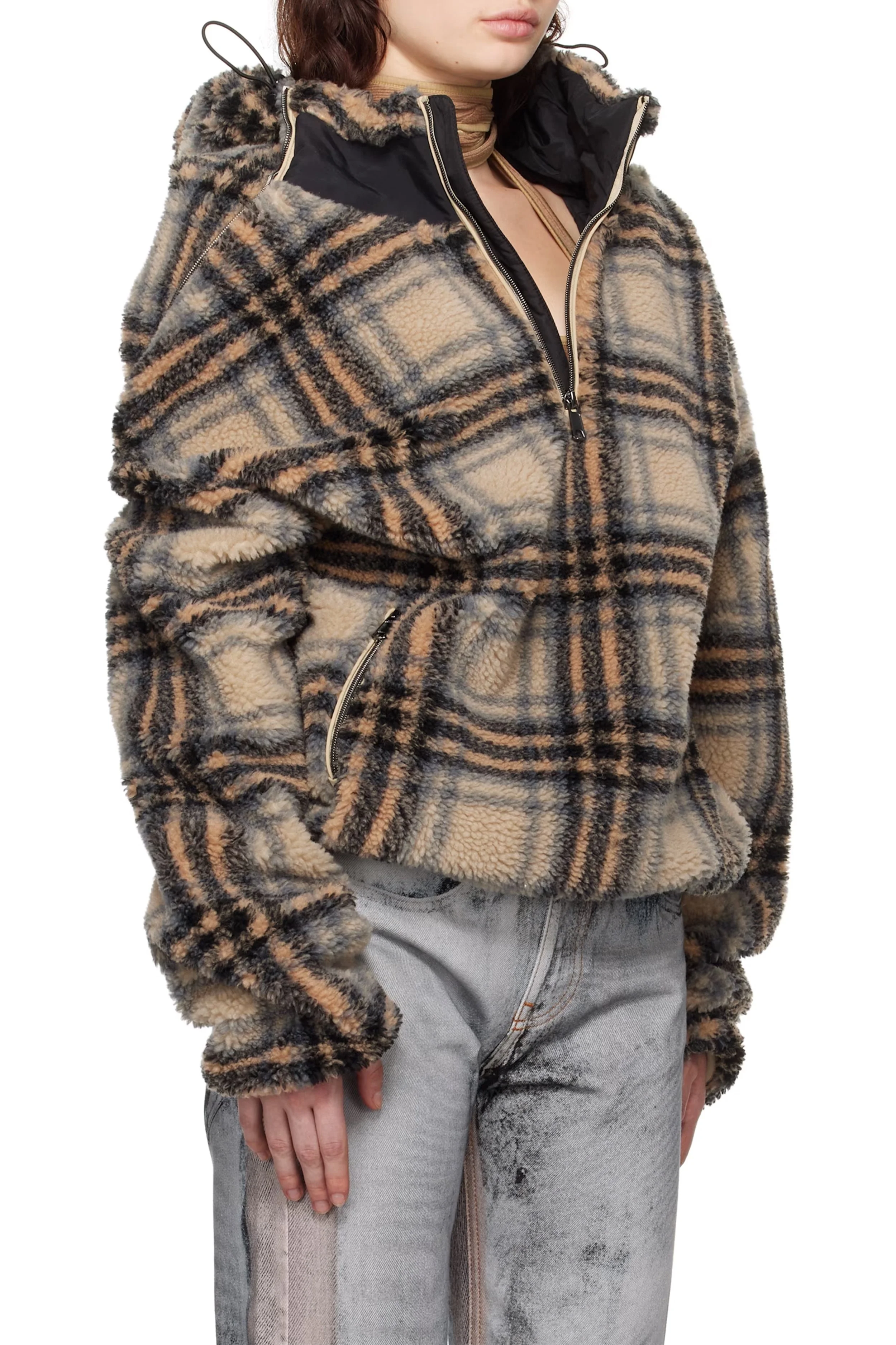 Y/PROJECT Insert Hood Fleece Pullover