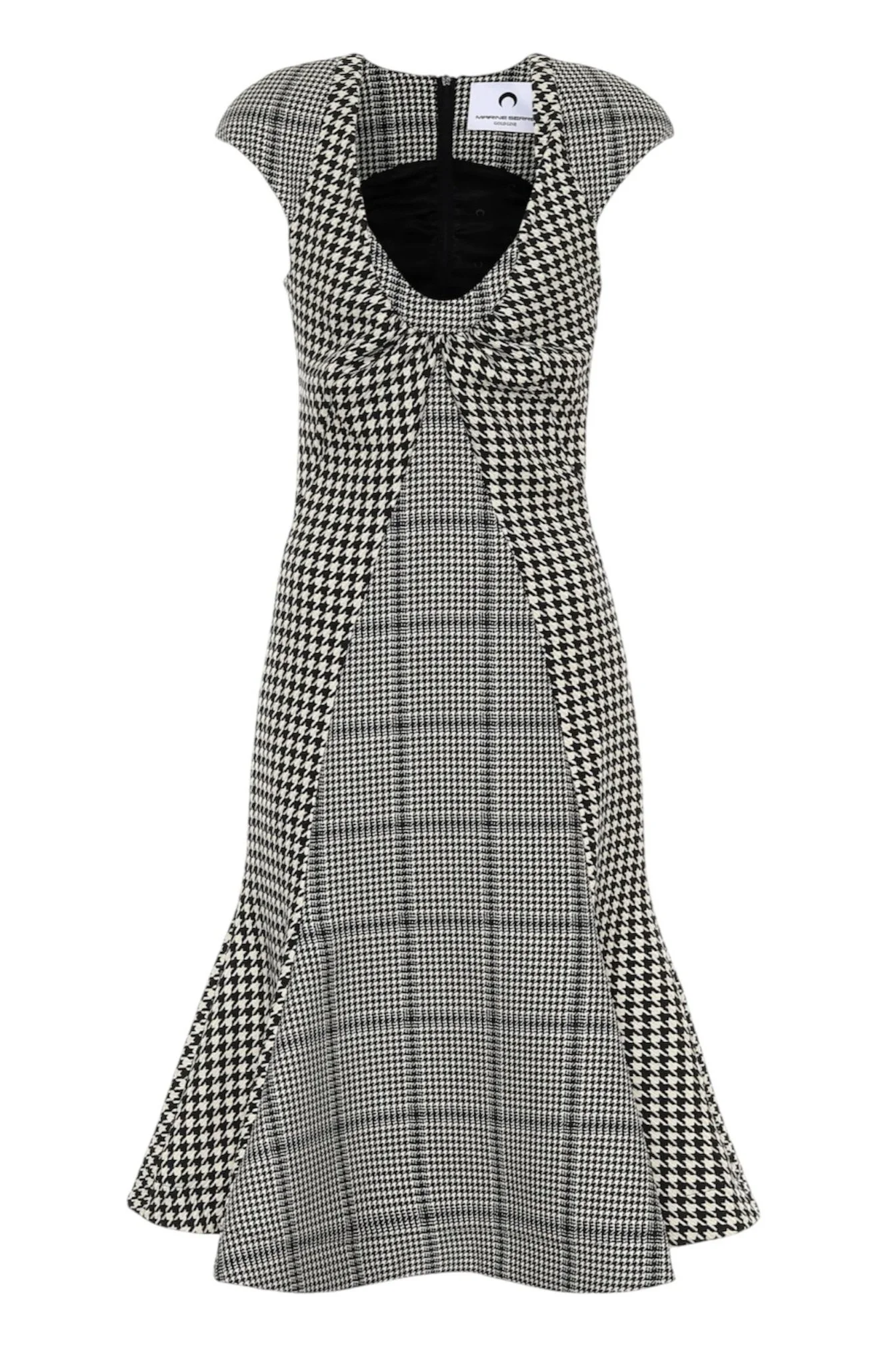 MARINE SERRE Tailored Panel Dress