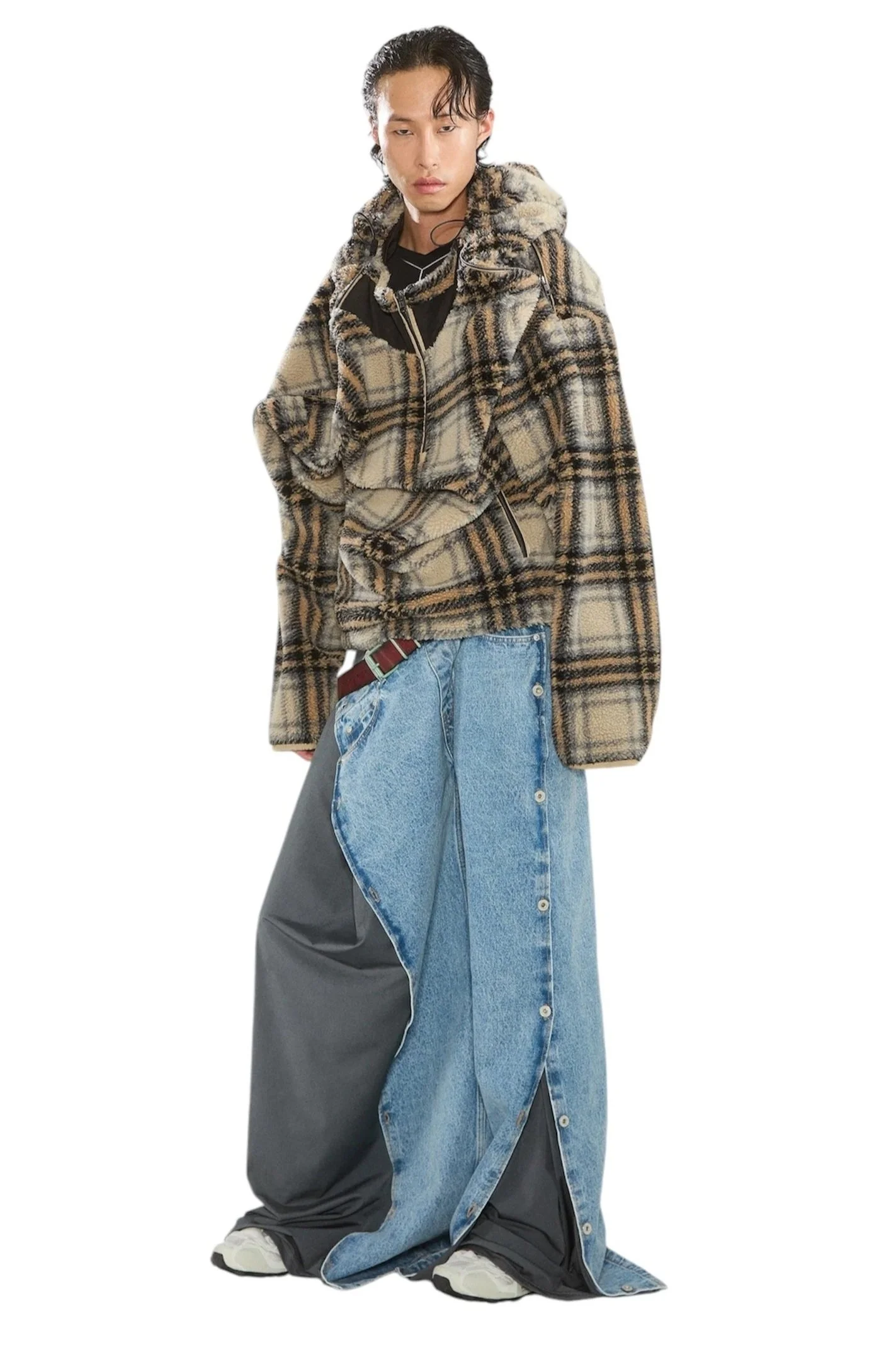 Y/PROJECT Insert Hood Fleece Pullover