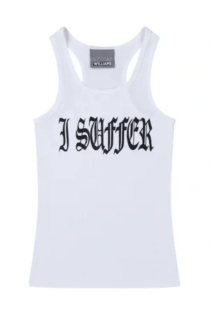 Ashley Williams I Suffer Vest — SLOW WAVES
